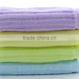 stripe face towel bamboo terry towelling fabric