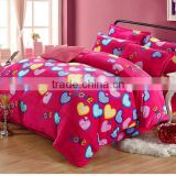 Super Soft Home Textile Throw polyester flannel Fleece bedding set 4PCS