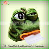 Creative Sad Frog Pumping Carton Soft Plush Cartoon Tissue Box thumbnail-2