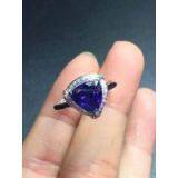 Inlaid Natural Tanzania Stone Ring thumbnail-3