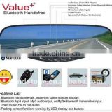 Rearview Mirror Car Recorder In Car Bluetooth DVR Kits With Reversing Sensors System