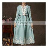 New Trendy Casual Muslim Long Dress thumbnail-2