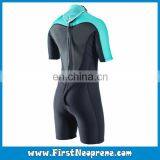 High Quality 2/3MM Neoprene CR Rubber Women Short Sleeve Super Stretch Shorty Wetsuit thumbnail-2