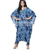 Floral Printed Party Wear Designer Kaftan / Latest Actress Dresses Collection 2017(kaftan Dress) thumbnail-1