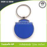 Hot Sale Newest Fashion Customized Color Round Metal Keychain