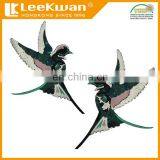 Custom Full Embroidered Patch /Hummingbird Ruby Red Throat Iron On Applique thumbnail-4