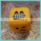6cm Plush Emoji Dice Keychain thumbnail-3