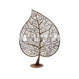 Leaf Perforated Sheet Corten Steel Sculpture Statue thumbnail-1