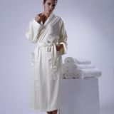 Eliya 100% cotton pure white hotel towel bath robe