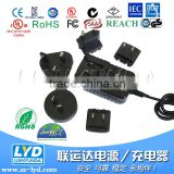 Universal Interchangeable AC plugs 12V 3A power adapter on sale