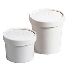 Soup Container 12oz White Paper Board , Soup Container , White thumbnail-3