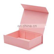 Bespoke Pink Baby Girls Gift Packaging Magnetic Flap Shallow Gift Box Wholesale thumbnail-3