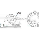 PAL/NTSC Night Vision 720P TVI-AHD-CVI-CVBS All in One Dome Camera thumbnail-3