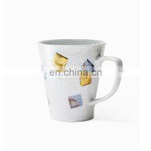 Dinnerware Sets Japanese Arita Ceramic Blue Modern Color Quality Wave Gold Mug Cup