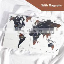 Custom Label World Map Book Shape Chocolate Truffle Advent Calendar Packaging Box thumbnail-4