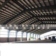 Structural Steel Prefabricated Sheds / Factory Types Portal Frame