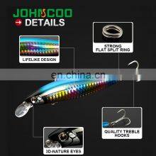 JOHNCOO Minnow Sinking Lure 105mm 17g Hard Fishing Lures Bait Minnow Hard Plastic Lure thumbnail-5