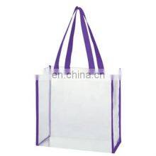 Best Selling Custom Promotional Waterproof Women Tote Transparent PVC Cosmetic Bag thumbnail-2