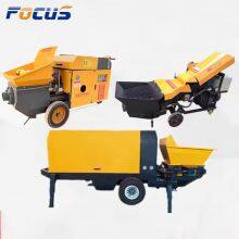 Small Trailer Concrete Pump For Sale for Construction Machinery thumbnail-3