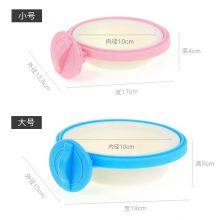 Manufacturer Detachable Hanging Pet Bowl Candy Color Lock-On Dual Feeder for Dog Cages Anti-Tip Stainless Steel Food & Water Dishes thumbnail-4