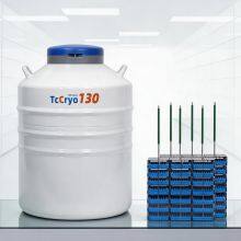 TcCryo 130L Cryogenic Sample Storage Liquid Nitrogen Cell Storage Tank Laboratory Dewar thumbnail-1