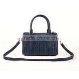 Facotry price for 2 handles with one a strap ladies fashion handbags