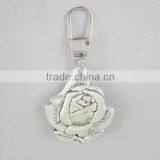 Replacement Zip Puller With Metal Rose