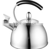 Alloy + Silicone Handle Stainless Steel Whistling Kettle 2.5 Litre