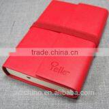 2016 Customized PU Cover Agenda Paper Notebook