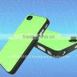 Soft Leather Sticker and PC Holder Mobile Phone Case for IPhone4 thumbnail-1