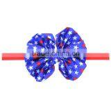 Hot-sales Baby Red Star Headband Infant Headband Toddler Turban Headband 4th of July Kids Knotted Headband Wh-1752 thumbnail-1