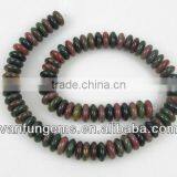 Gemstone Indian Agate Rondelle Beads for Jewelry thumbnail-1