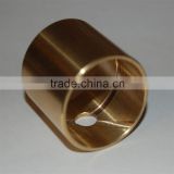 copper steel slide bearing ,bimetal flanged guide bush ,Oil grooved brass bushing