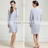 Females nightshirts long cotton set nightwear