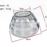 Clear Transparent Round Plastic Salad Bowl thumbnail-6