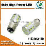 BAZ15D 1157 BAY15D 5630 17SMD Non-polarity 10~30V High Power LED Bulb