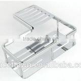 Stainless Steel L Shape Bathroom Corner Wall Shelf for Hotel and Home thumbnail-2