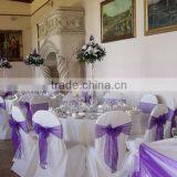 Organza Tie Chair Cover Bow for Wedding thumbnail-1