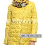 New Fashion Popular Yellow Women Coat Winer &spring &autumn Jacket