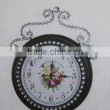 100733EA-Acrylic Diamond Metal Wall Clock
