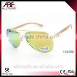 2016 Womens Oversized Fashion Gold Mirror Uv400 Lens Polarized Sun Glasses Metal Promotion Sunglasses Eyewear Supplier's Choice thumbnail-1