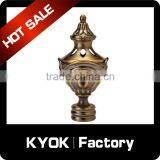KYOK Modern Wrought Iron Curtain Finials for Curtain Poles,curtain Finials thumbnail-3