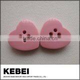 Heart-shaped Button Four Holes Pink Button for Shirts thumbnail-2