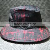 High Quality Cotton Twill Bucket Hat With Mesh/Wide Brim Custom Design Logo Bucket Cap/Outdoor Bucket Hat Cap