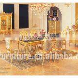 European Furniture-classic Dining Room Furniture - Hand-made Royalty Classic Dining Set thumbnail-1
