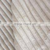 100% Polyester Weft Knitting Flannel Fabric Home Textile Fabric Stripe Pattern Flannel Velvet Fabric Sleep Wear Velvet Fabric