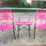 2015 Leisure Outdoor Acapulco Chair, Fashional Acapulco Chair, Steel frame with plastic rope Acapulco Chair