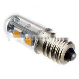 E14 1W 7x5050 SMD 60-80LM 2800-3200K Warm White Light LED Refrigerator Bulb (220V) thumbnail-2