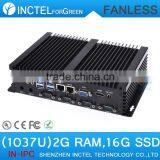 Hot Sell Cheap Chinese Laptops,fanless Mini pc for Office Hotel Htpc 2G RAM 16G SSD