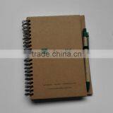 Eco Friendly Recycled Notebook With Pen